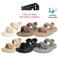 [SHOOPEN] (🇰🇷Korean Brand / Korean Style) Two-strap two-way custom sandals, lightweight EVA velcro s