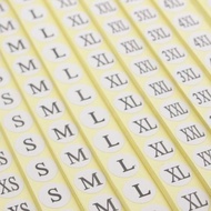 Fast Delivery! Sticker Size Label XS-4L 1.4 Cm.