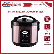 Nồi cơm điện nắp gài 2.8L LADOMAX - HA-7828 - Hàng Chính Hãng - BH 12 tháng