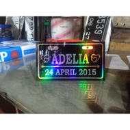 HOLOGRAM ELECTRIC BIKE NUMBER PLATE E BIKE ACCESSORIES