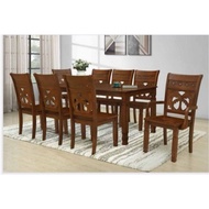 Dining set/ Dining table/ dining chair/ table 8 seater set /chair/ meja/ kerusi/ meja makan 8 kerusi