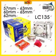 Espada Racing Ceramic Block Set Kit LC135/Y15ZR/FZ150i Lapping/Resurfaced Siap Skim Tingkat