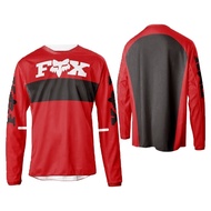 2024 fashion  Red Fox Motocross Long-sleeved Motorcycle Jerseys Off-road Mtb Racing Quick-drying Clothing