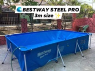 Bestway Steel Pro 3.00m x 2.01m x 66cm BIG FAMILY SIZE HEAVY DUTY  STEEL BRACKET swimming pool