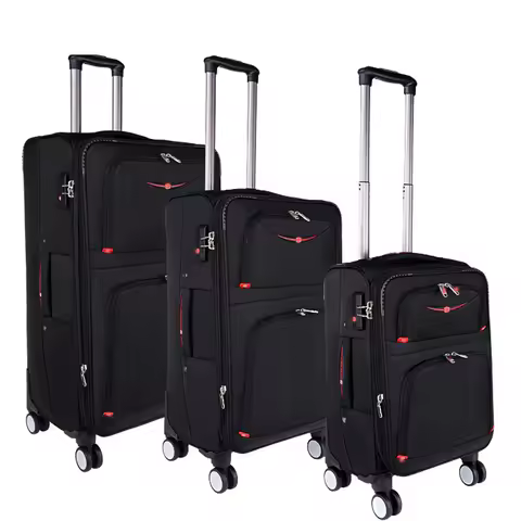 Famous Brand Swiss rolling luggage oxford waterproof trolley suitcase baggage men women travel lugga
