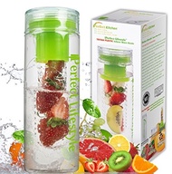 iPerfect Lifestyle Infuser Water Bottle - Best Fruit Infusion Bottle Made of TRITAN Copolyester - Ebooks Included - Pull Out Middle Fruit Basket Style
