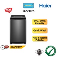 Haier Washing Machine 8KG / 10KG Top Load Washer Machine Mesin Basuh Murah Besar 洗衣机 洗衣機 HWM80-316S6