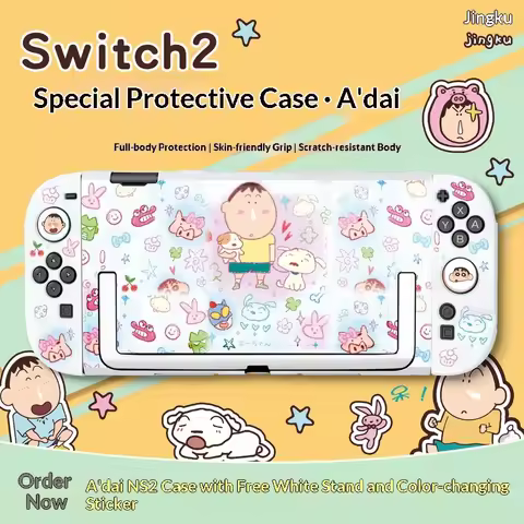 Cute Switch2 Protective Shell Crayon Shin Chan Bochan Switcholed Ns Protective Shell Anti Fall Anime