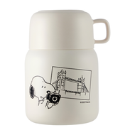 [METRO EXCLUSIVE] Snapware Snoopy Bold Thermal Flask Bottle Cup &amp; Food Container