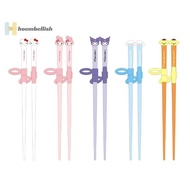 <Hoembellish> Kuromi Children's Tableware Chopsticks Box Baby Complementary Chopsticks well