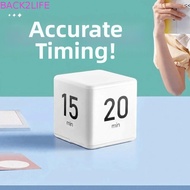 BACK2LIFE Cube Timer, LED Display 15/20/30/60 min Kitchen Timer, Durable Gravity Sensitive Time Mana