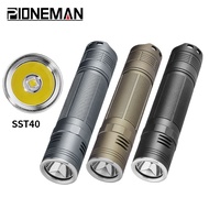 Original Pioneman K21x Flashlight With SST40/SFT40/SST70/XHP70.2 LED Outdoor Camping Hiking Light  21700 Battery Flashlight 6500K