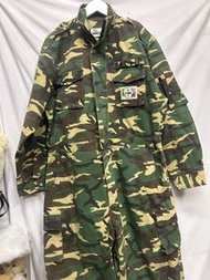 ☆ 一起挖寶★含運#男裝3L#二手#早期系列#MJ overcoat迷彩連身工作服#褲管可以調整～