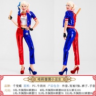 Halloween Harley Quinn Suicide Squad ชุดการแสดงสำหรับวันฮาโลวีน ชุดตลก ชุดนักสืบ ชุดฮาร์ลี่ ควีน สำห