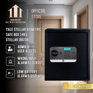 Yale Stellar Biometric Safe Box | Fingerprint & Digital Home Safe (14kg) - High Security