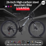 Japan Mountain Bike 26 Inch MTB Bike For Man/Woman Carbon Alloy Frame 3*7 Speed BMX Bike