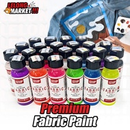 Fabric & Leather Paint Permanent, Crack-Resistant & Soft-Touch Finish Waterproof DIY Fabric Paint Fo