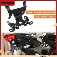 Motorcycle License Plate Holder Frame Featuring LED Light for  CB125R CB150R CB250R CB300R 2018-2024