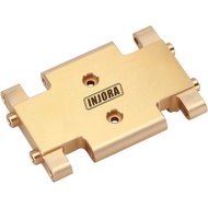 INJORA Brass Skid Plate Transmission Mount for AX24 XC-1 1/24 RC Crawler Upgrade, 21g AF0I