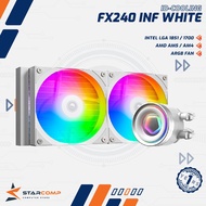 LIQUID COOLER ID-COOLING FX240 INF ARGB WHITE