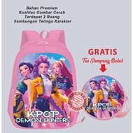 HUNTRIX KPOP DEMON HUNTER School Backpack Kindergarten and Elementary School Backpack KPOP DEMON HUN