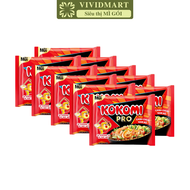 [SET 10 GÓI] - MASAN - Mì Kokomi Pro 3 vị: Kim chi bò cay Tôm cay sa tế Canh chua Nam Bộ Mì ăn liền 