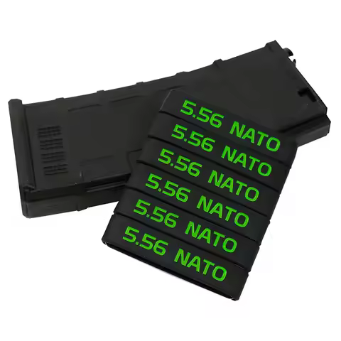 6 Pcs Magazine Marking Band for 7.62x39 5.56 Nato 7.62x51 22 LR Magazine Marking Rubber Band Muti-Co