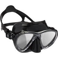 Cressi Professional Scuba Diving Mask Silicone Skirt 2 Window Tempered Lense Clear Vision Dive for A