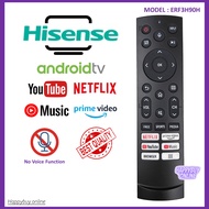 Hisense Smart Android TV Remote Control ERF3H90H Hisense Android Smart TV Youtube Music Prime Video 