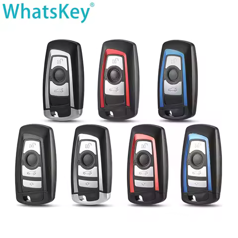 WhatsKey 3/4 Button replacement Remote Smart Car key shell For BMW CAS4 F 3 5 7 Series F10 F20 F30 F