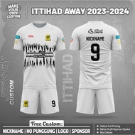 Ittihad Away Football Shirt 2023 - 2024 Jersey Free Custom Name and Number