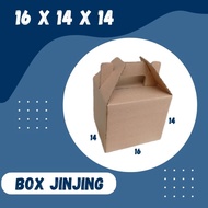 Kardus Jinjing 16x14x14 Gable Box Dus Parcel Packing Buah Hampers