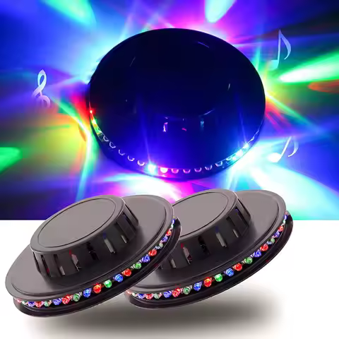 Colorful Disco Lights 48LED Stage Background Decoration Christmas Party Wine club Decoration Lights（