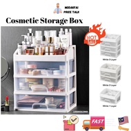 3-Tier Makeup Organizer with Drawers – Multi-Purpose Storage Box for Office Supplies, Stationery & C