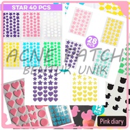 [PREMIUM] Acne Patch Colorful Hydrocolloid Acne Pimple Patch Acne Patch Character 36 pcs Hydrocolloi