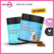 Pet Logic Probiotic Digestive Health 240G Dog & Cat Treats Supplement Snack : Probiotics, B74 Cpp