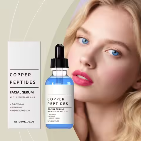Copper Peptides Moisturizing Facial Essence Increase Facial Elasticity Smooth Firming Skin Improve F