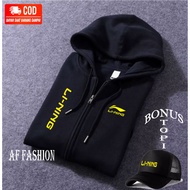 Free Hat... Logo Zipper Jacket Yellow Text Uprightlining Distro Jacket/ Distro Sweater/ Distro Hoodi