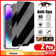 2PCS Privacy Screen Protector Tempered Glass Compatible for Xiaomi 11T 12T 10T POCO X5 X6 F5 F6 X3 M