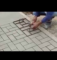 cetak mode paving blok