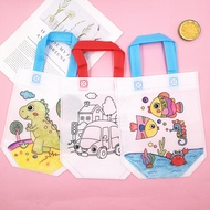 DIY Colour Bag Goodie Bag Gift Bag Drawing Bags Recycle Bag Non woven Bag Birthday Children Day Gifts Party