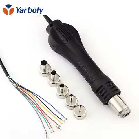 Portable Hot Air Gun BGA Rework Solder Station Hot Air Blower Heat Gun Handle FOR 858 8858 858D 878A