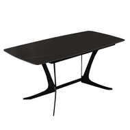 [特價]【多瓦娜】亞達石面5.3尺餐桌/2色黑色