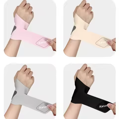Fixed Spandex Sport Wrist Guard Wrist Sprain Tendonitis with Fastener Tape Wristband Ultra Thin Join