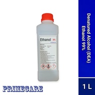Ethanol (Denatured alcohol - Ethyl Alcohol) (500ml / 1 Litre) [ Solvent / Sanitizer ] ( 99% / 95% / 
