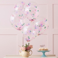 12 - 18 Inch Latex Balloon Metallic Floral Confetti Solid Pearl Pastel Chrome Vintage Birthday Party Balloon Daisy