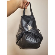 Unique genuine leather backpack