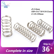 304 Stainless Steel Compression Spring d1.0mm * OD5-22mm Strong Pressure Return Spring Compression S