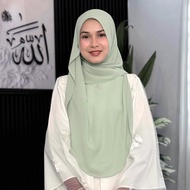 Diamond Chiffon - Bshawl Slimfit Extra Flowy | Bawal Selapis | Shawl Butterfly | Bidang 45-55 | Opac