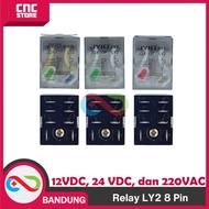 RELAY 8 PIN LY2 - RELAY LY2 12V 24V 220V RELAY LY2N 8 PIN LY-2 LY-2N RELAY 8PIN